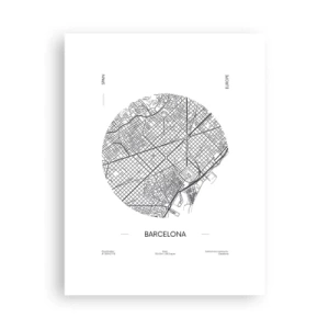 Poster - Anatomie van Barcelona - 30x40 cm