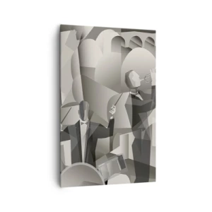 Schilderen op canvas - In de ruimte van geluiden - 80x120 cm