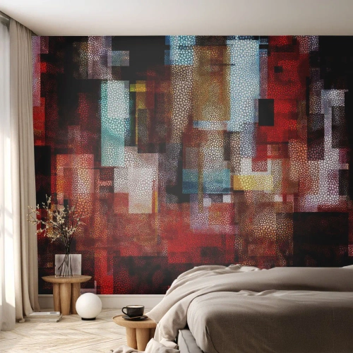 Fotobehang op maat Premium Sand - Het is een allegaartje - Abstractie, Deel, Schilderen