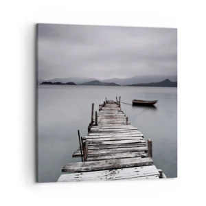 Schilderen op canvas - Je kunt morgen gaan - 60x60 cm