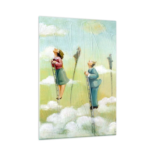 Schilderen op glas - Achter je droom - 50x70 cm