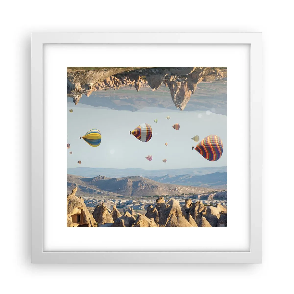 Poster in een witte lijst - Alles is hier mogelijk - 30x30 cm