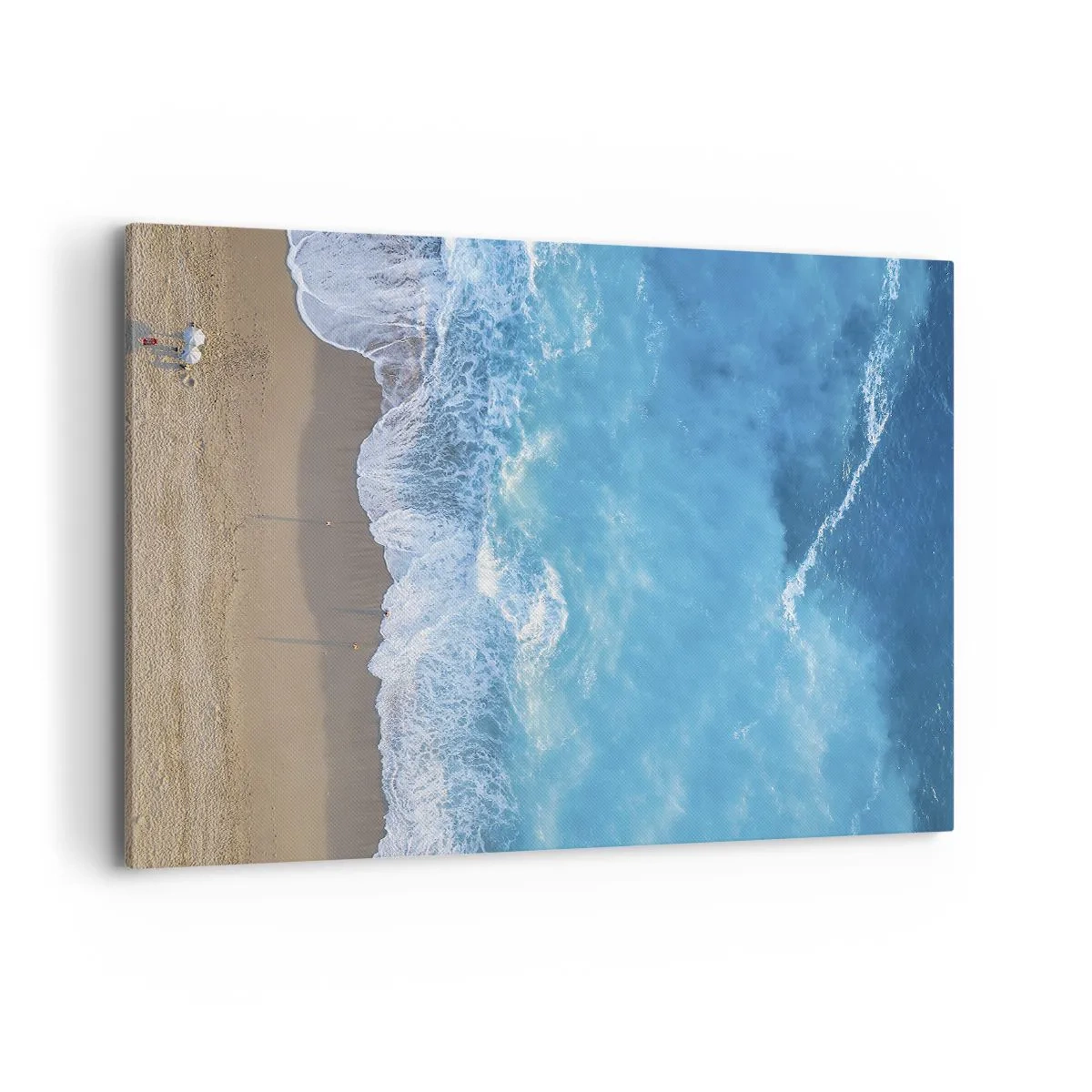 Schilderen op canvas - De kracht van blauw - 120x80 cm