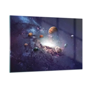 Schilderen op glas - Zonne-dans systeem - 120x80 cm