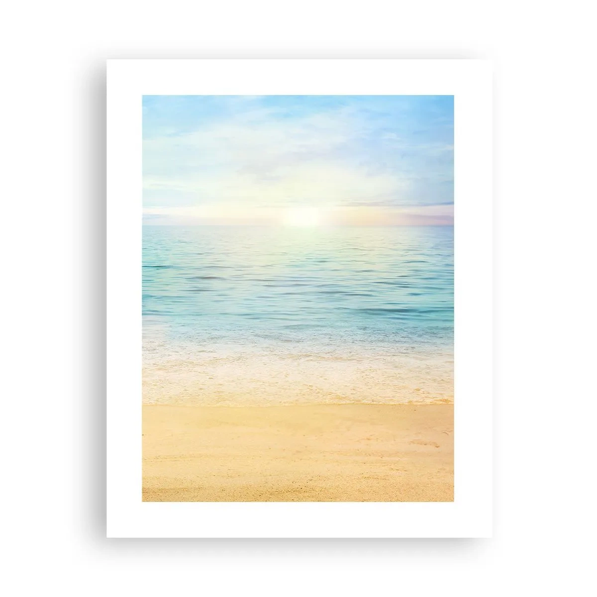 Poster - Groot blauw - 40x50 cm