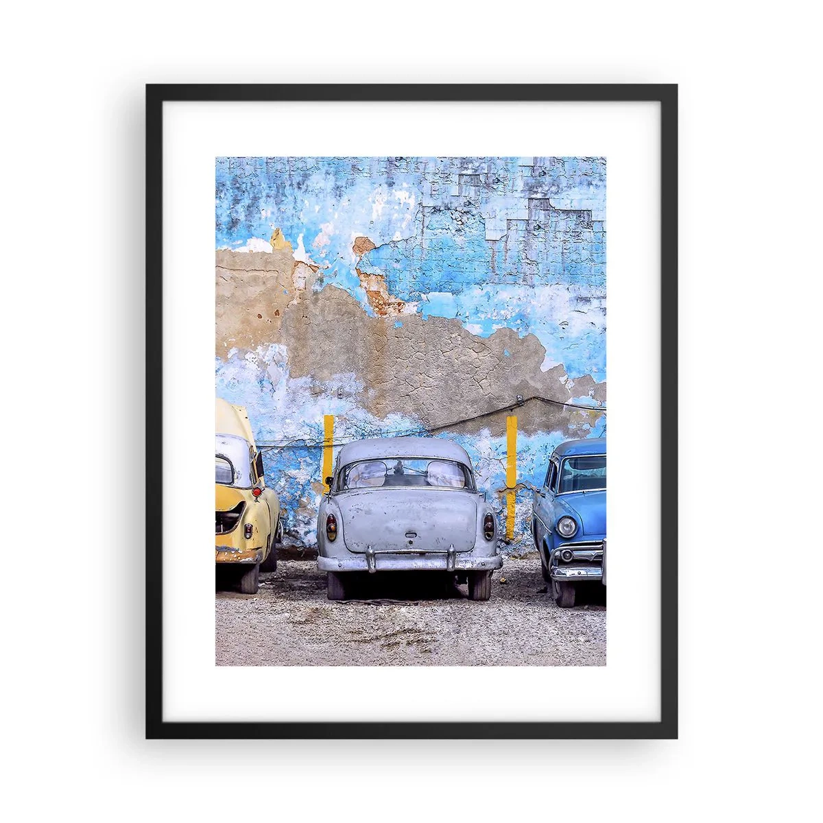 Poster in een zwarte lijst - Veteranenbijeenkomst - 40x50 cm