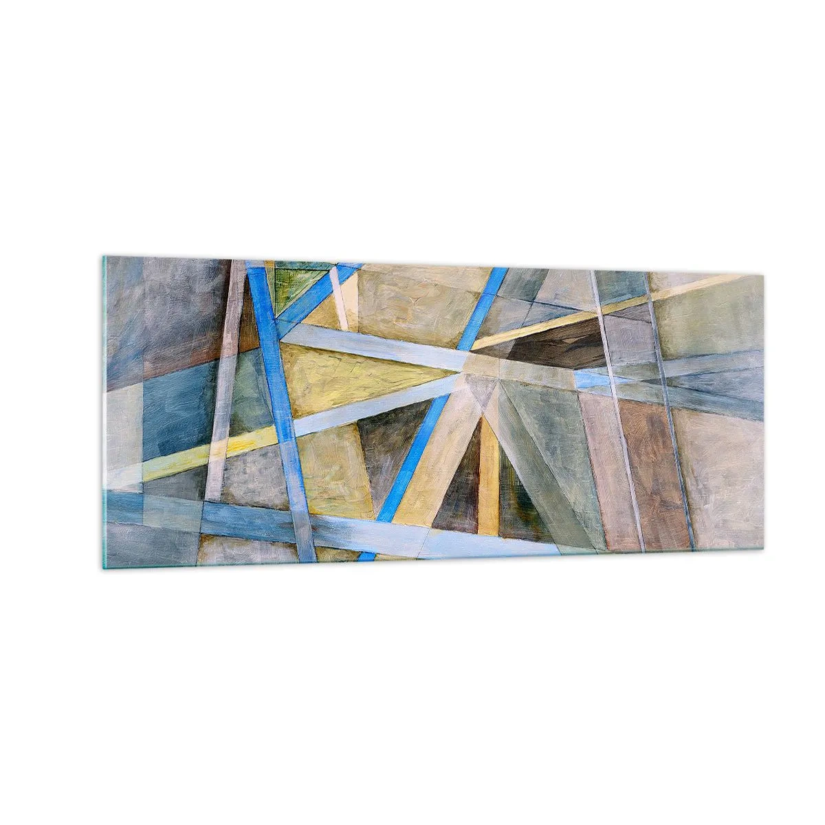 Schilderen op glas - Recht of diagonaal? - 100x40 cm