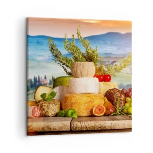 Schilderen op canvas - De Italiaanse levensvreugde - 60x60 cm