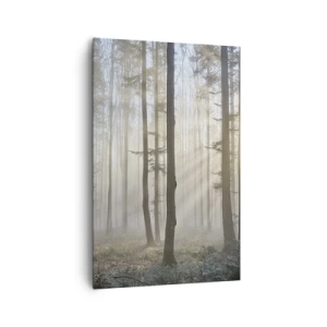 Schilderen op canvas - De mist werd ook wakker - 80x120 cm