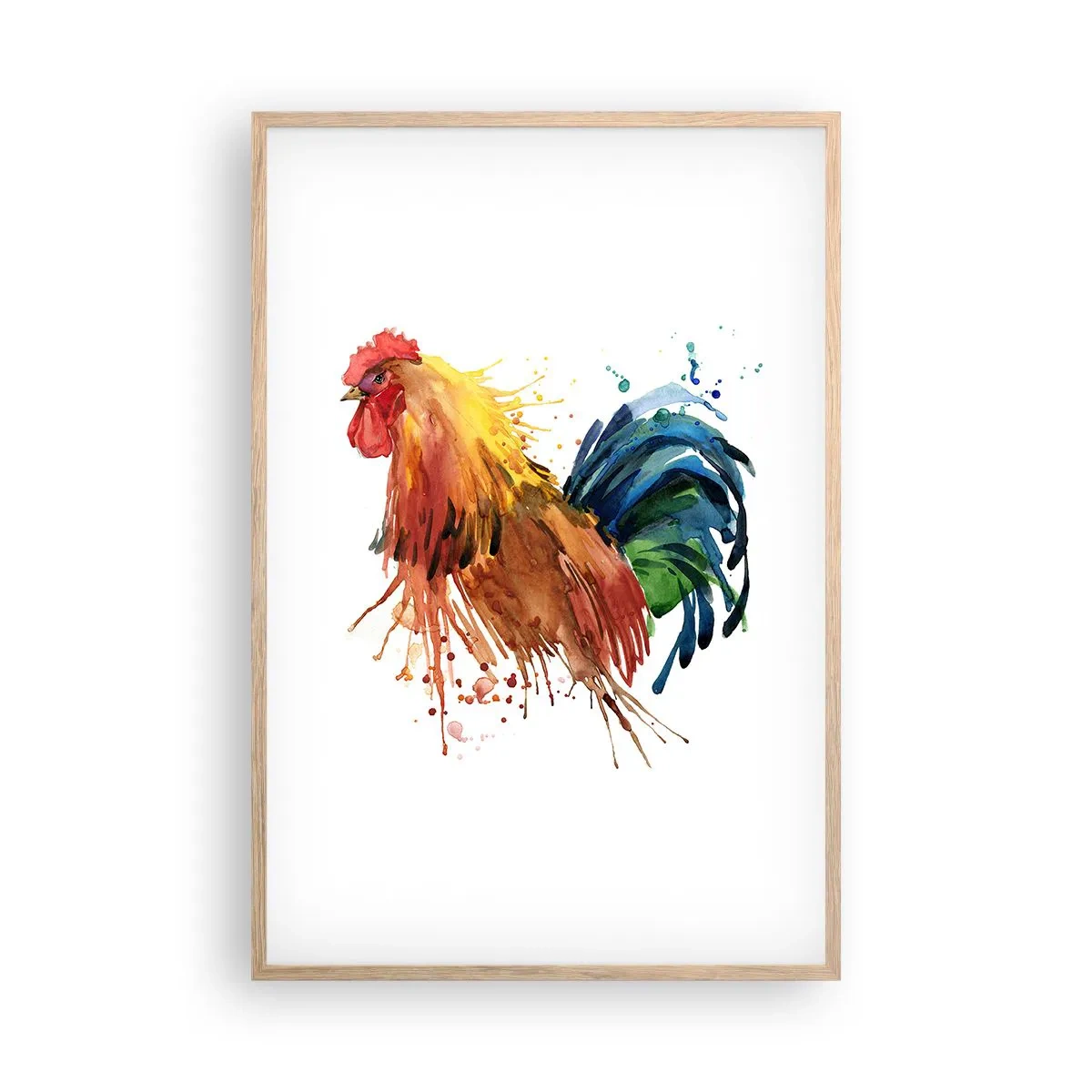 Een poster in een licht eiken lijst - Koninklijk gewaad, koninklijke trots - 61x91 cm