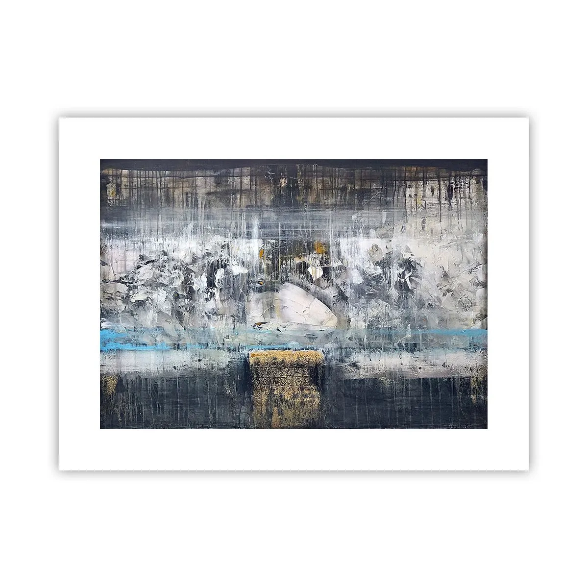 Poster - Als op ijs, als zo moeizaam - 40x30 cm