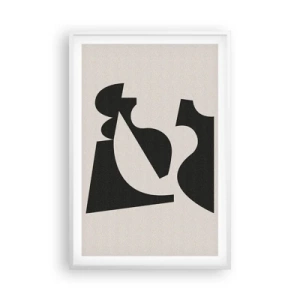 Poster in een witte lijst - Voor zelfassemblage - 61x91 cm