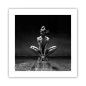 Poster - Concentratie van dansenergie - 40x40 cm
