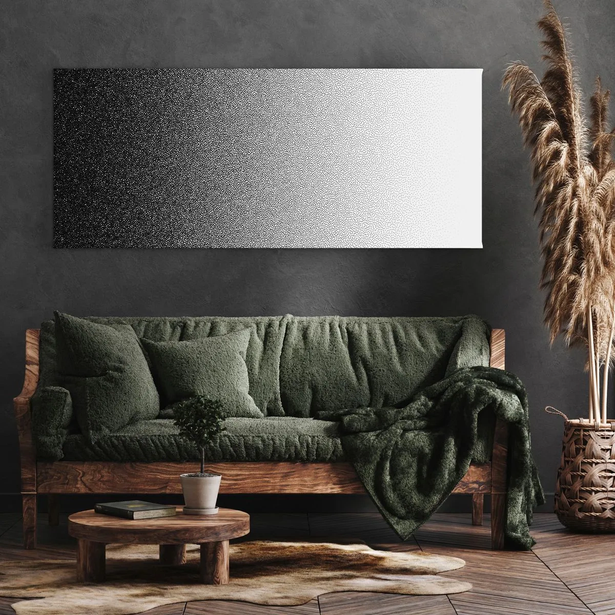 Schilderen op canvas - Naar het licht - 120x50 cm