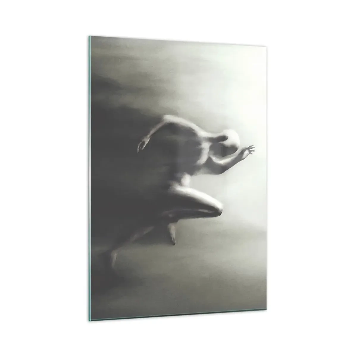 Schilderen op glas - Niet te stopen - 50x70 cm