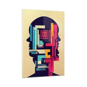 Schilderen op glas - Nieuwe banden - 70x100 cm