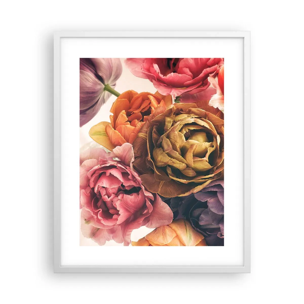 Poster in een witte lijst - Een viering van het leven - 40x50 cm