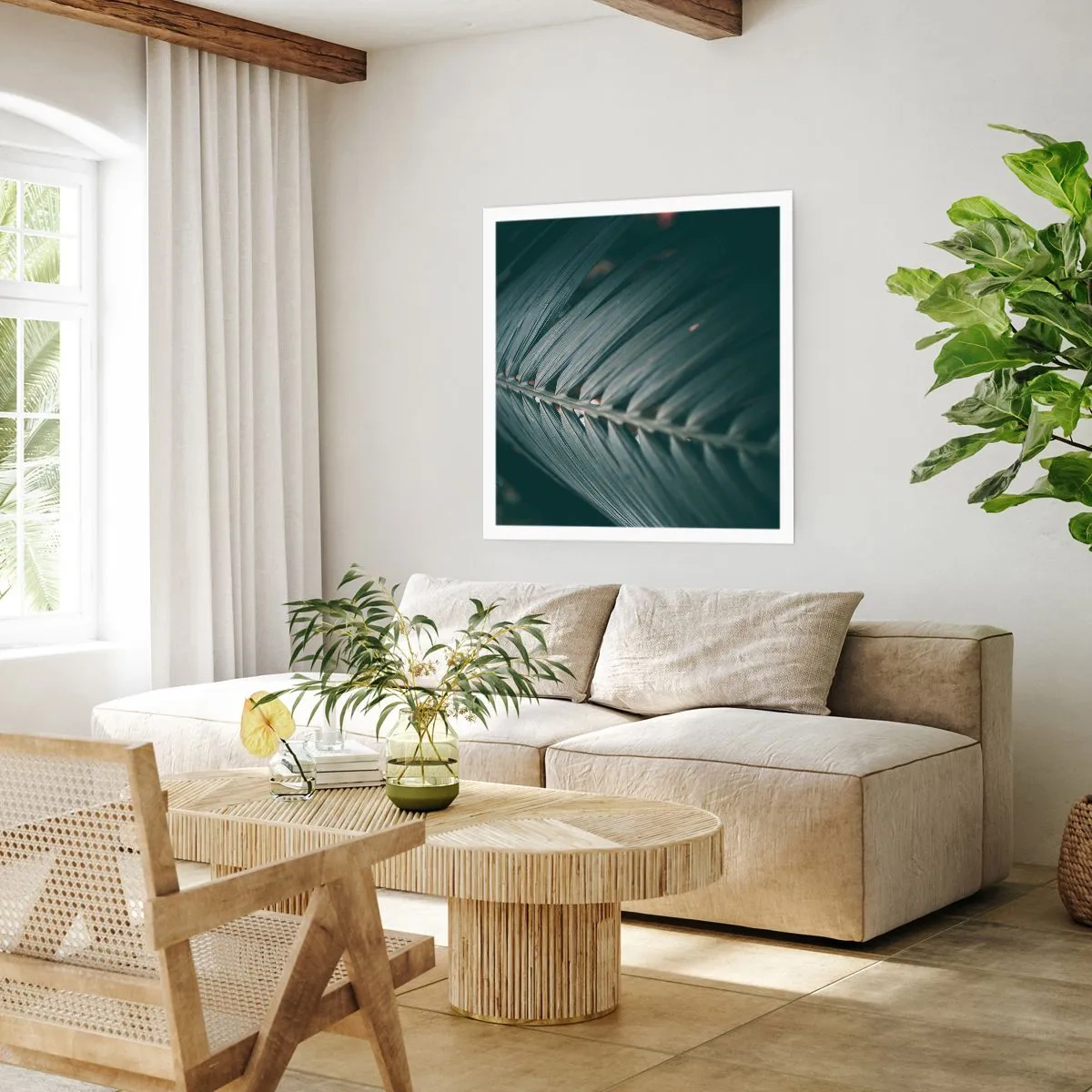 Poster - De precisie van de natuur - 30x30 cm