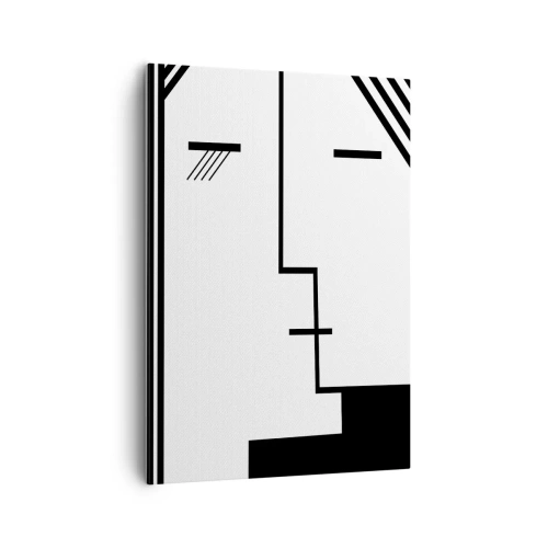 Schilderen op canvas - Alleen maar een kus - 50x70 cm