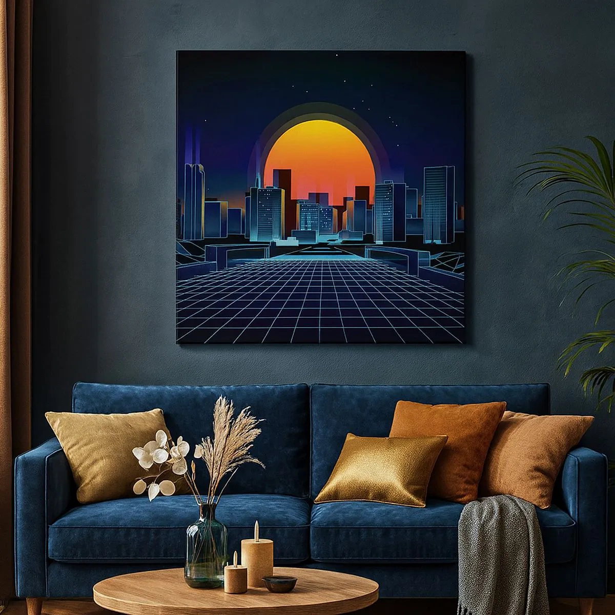 Schilderen op canvas - Wil je nog steeds naar het echte? - 30x30 cm