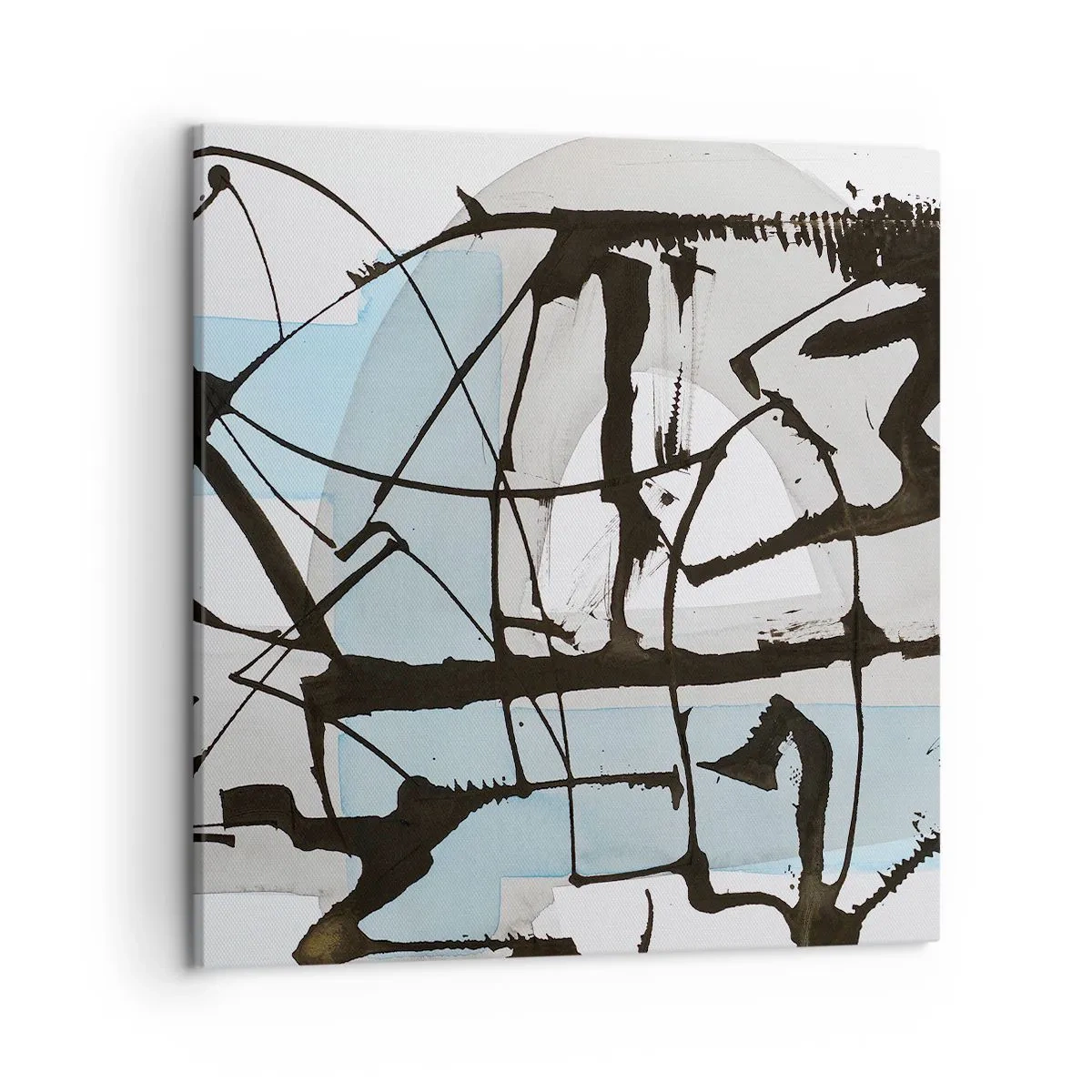 Schilderen op canvas - Toch blauw - 50x50 cm