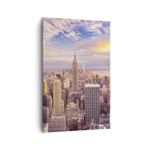 Schilderen op canvas - Reik alleen naar de wolken - 80x120 cm