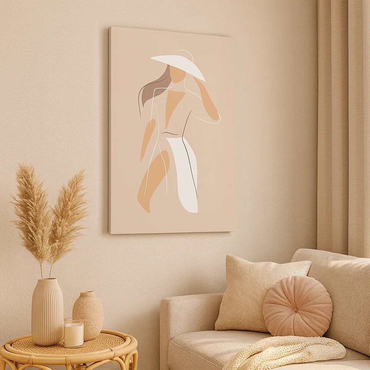 Schilderen op canvas - Mode is leuk - 50x70 cm