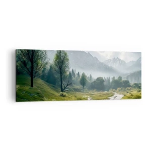 Schilderen op canvas - Daarheen en terug - 140x50 cm