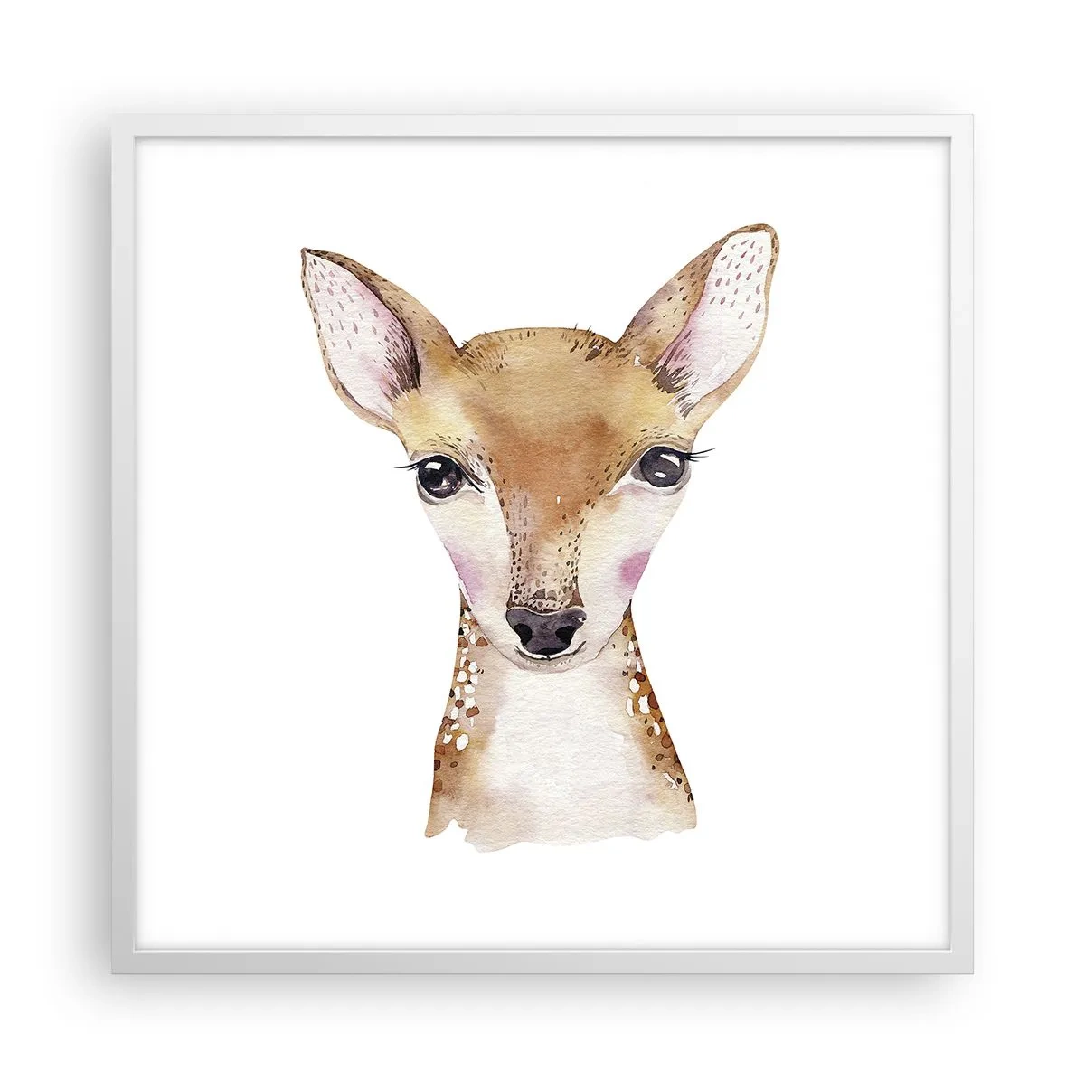 Poster in een witte lijst - De aard van onschuld - 60x60 cm