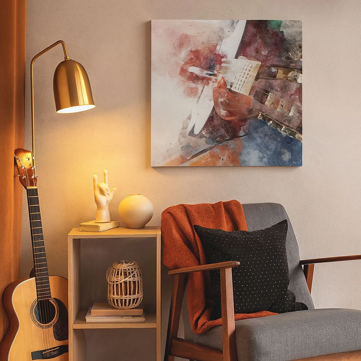 Schilderen op canvas - En wat vind je ervan? - 30x30 cm