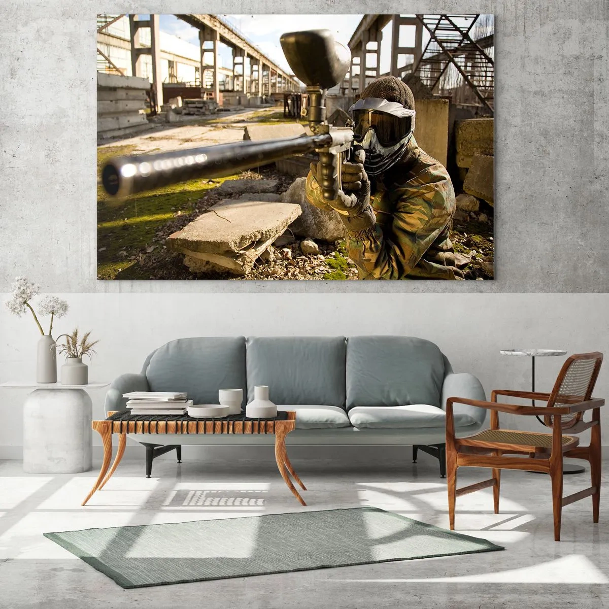 Schilderen op glas - En jij kunt een held worden - 120x80 cm