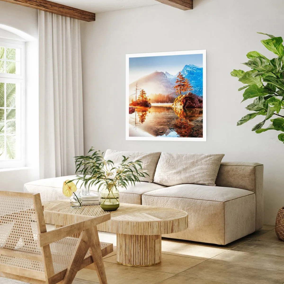 Poster - De natuur in een nieuw licht - 30x30 cm