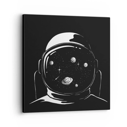 Schilderen op canvas - Mooi uitzicht - 30x30 cm