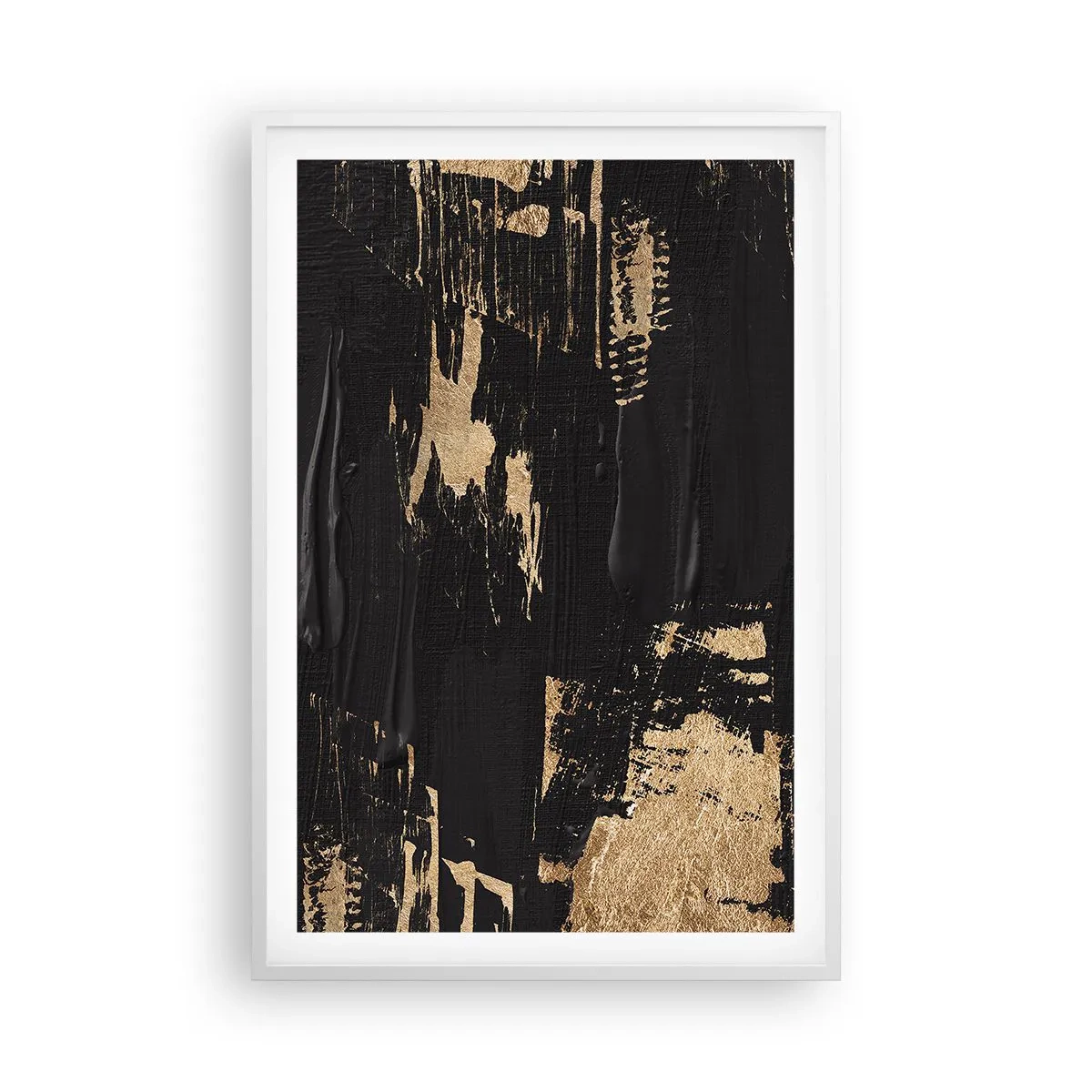 Poster in een witte lijst - Spoor van aanraking - 61x91 cm
