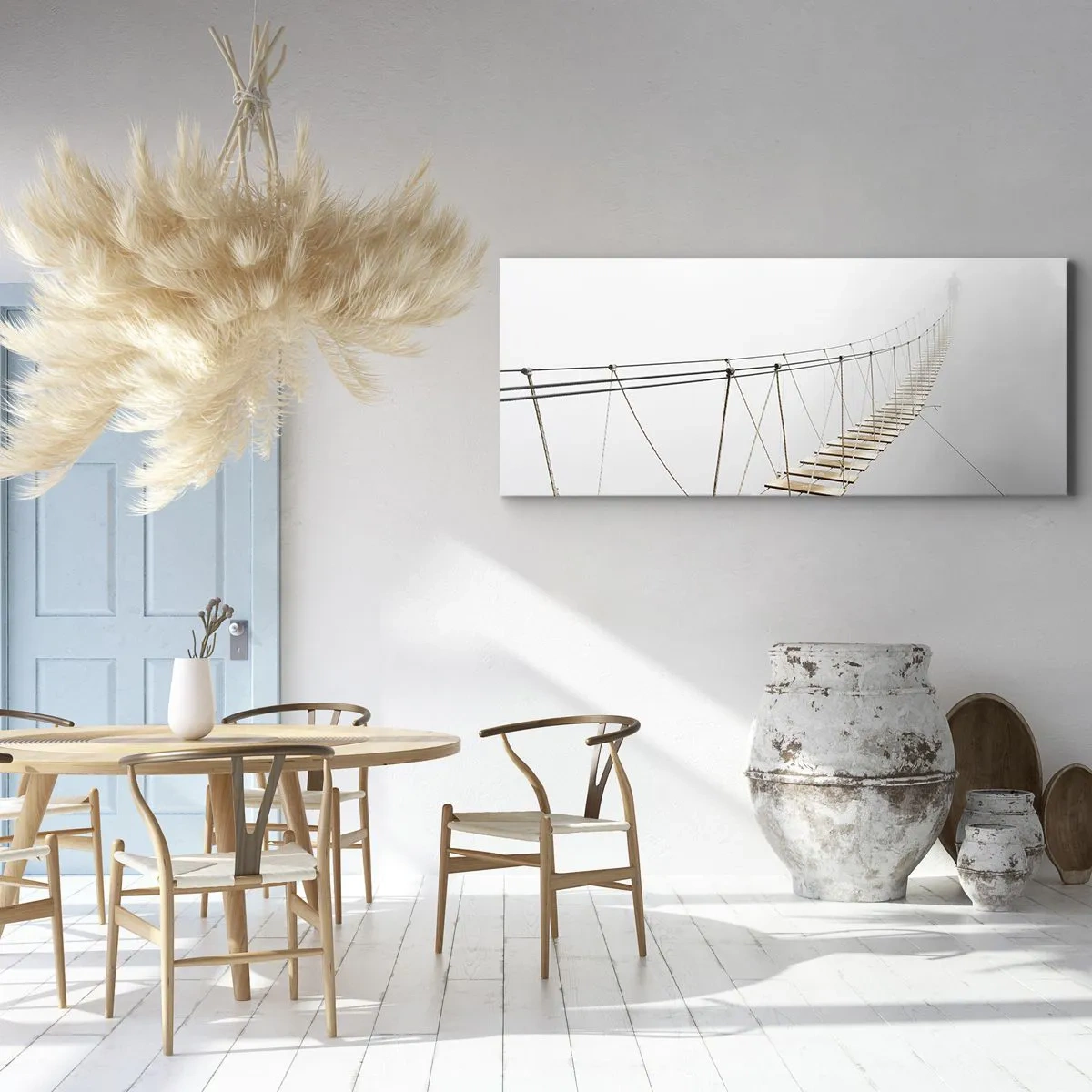 Schilderen op canvas - Waar zal het je brengen? - 160x50 cm