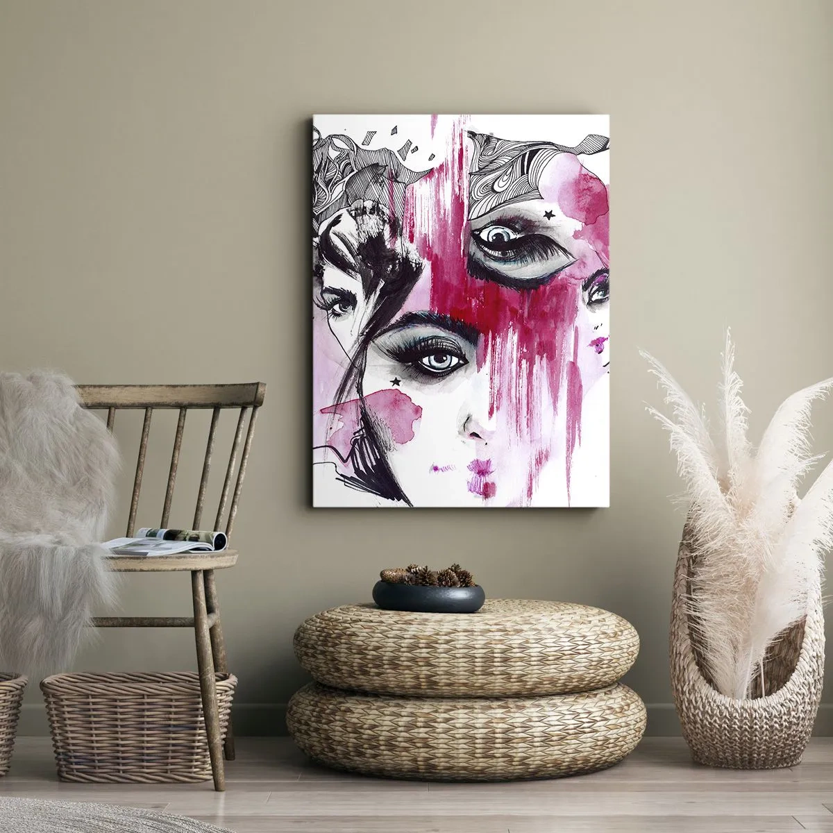 Schilderen op canvas - 0 - 45x80 cm