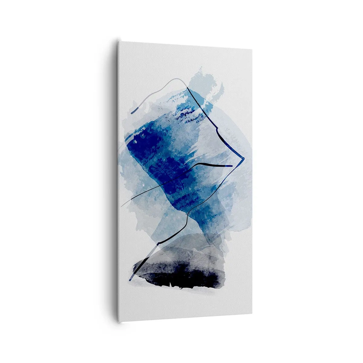 Schilderen op canvas - Ijsberg - 65x120 cm