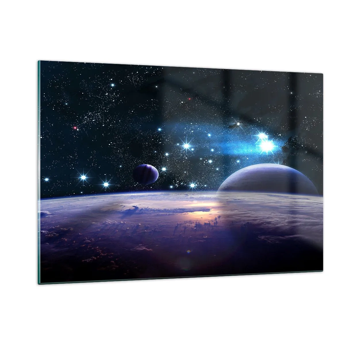 Schilderen op glas - Nog steeds alleen? - 120x80 cm