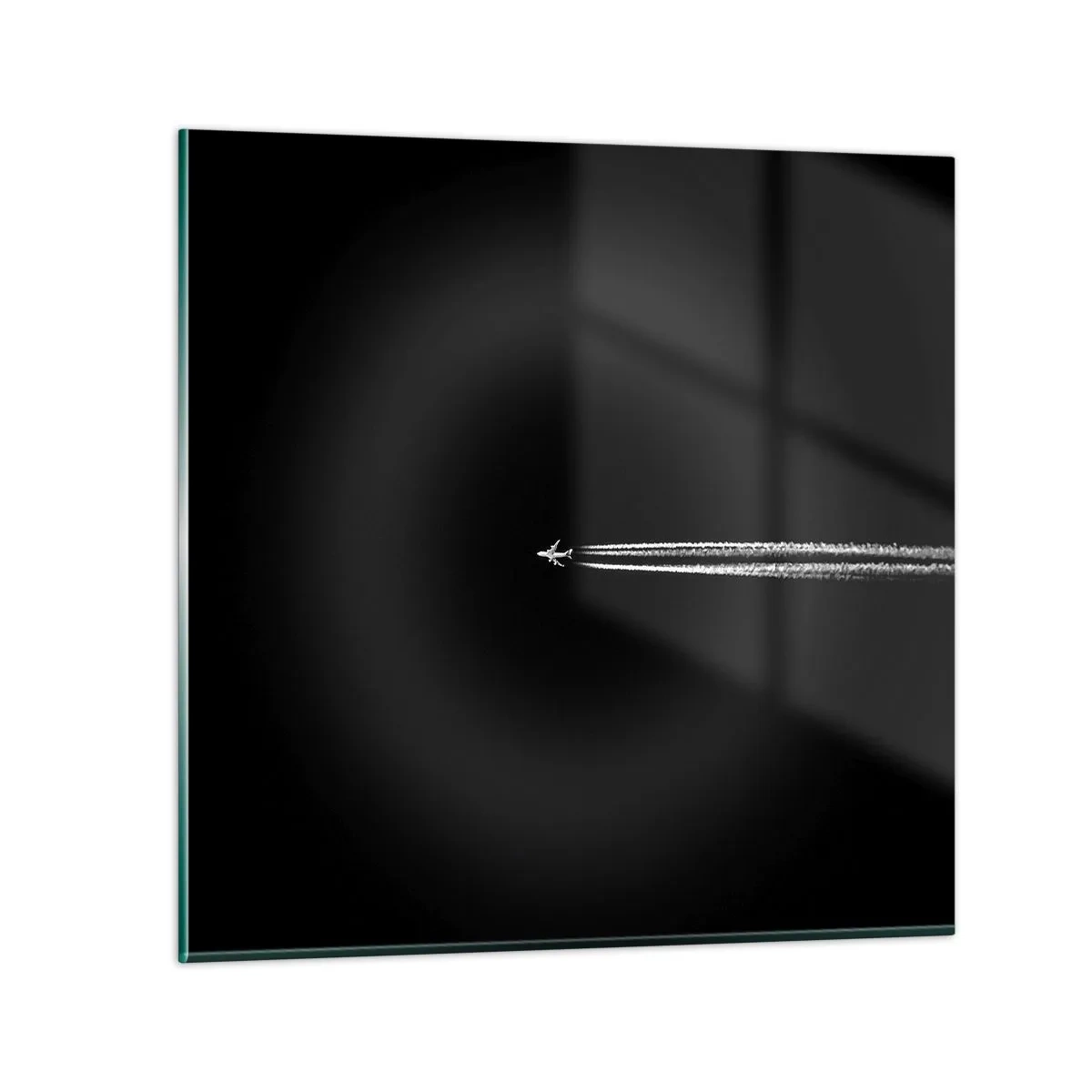 Schilderen op glas - Naar een andere dimensie - 40x40 cm