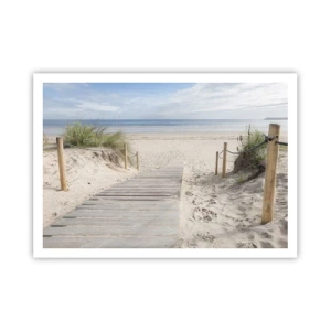 Poster - naar de horizon - 100x70 cm