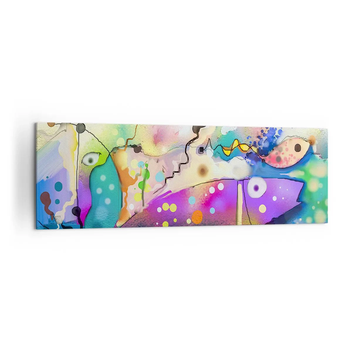Schilderen op canvas - Geen woorden! - 160x50 cm
