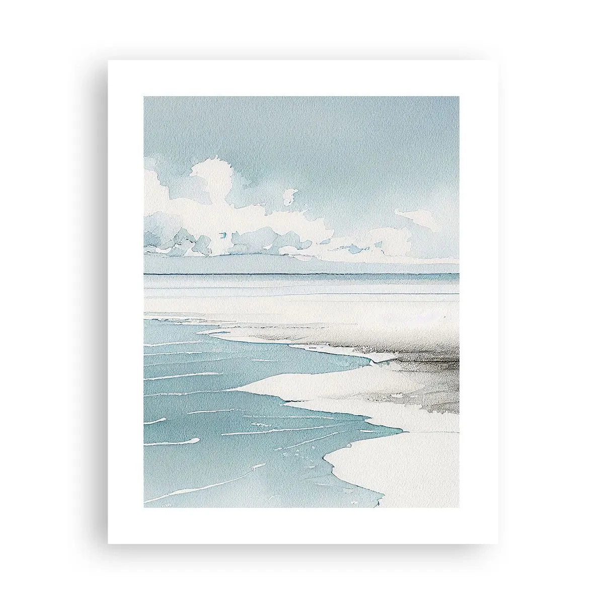 Poster - Zachte vloed - 40x50 cm