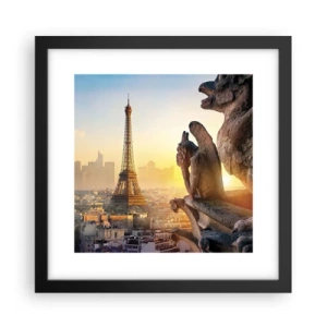 Poster in een zwarte lijst - Er is veel veranderd... - 30x30 cm