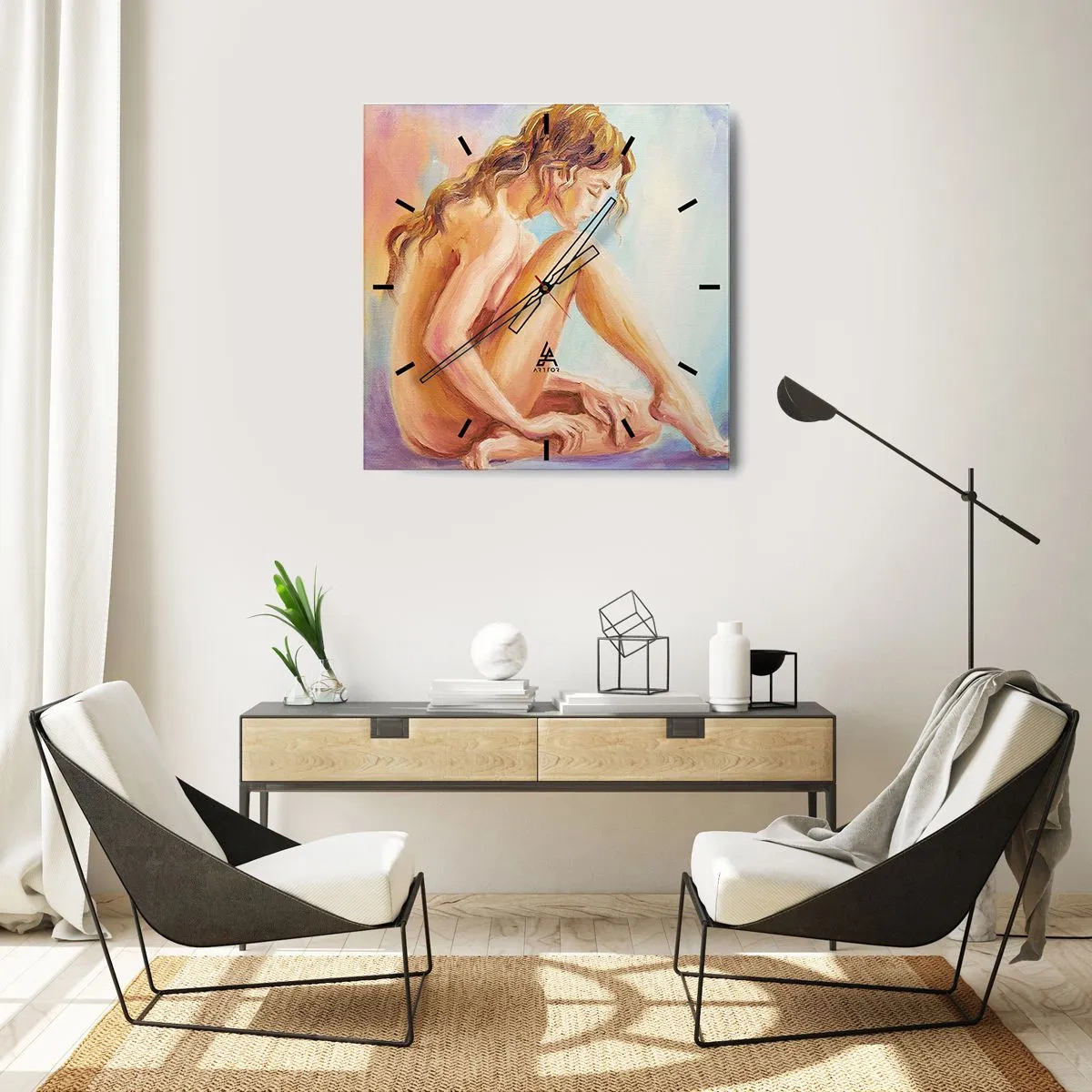 Wandklok - Klok - De daad van de jeugd - 30x30 cm