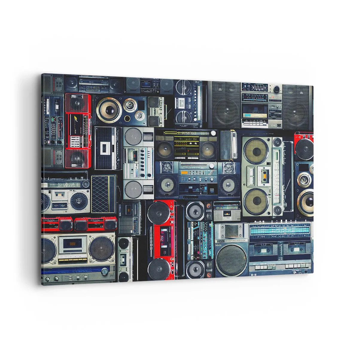 Schilderen op canvas - Verlangen naar de jaren 80 - 100x70 cm