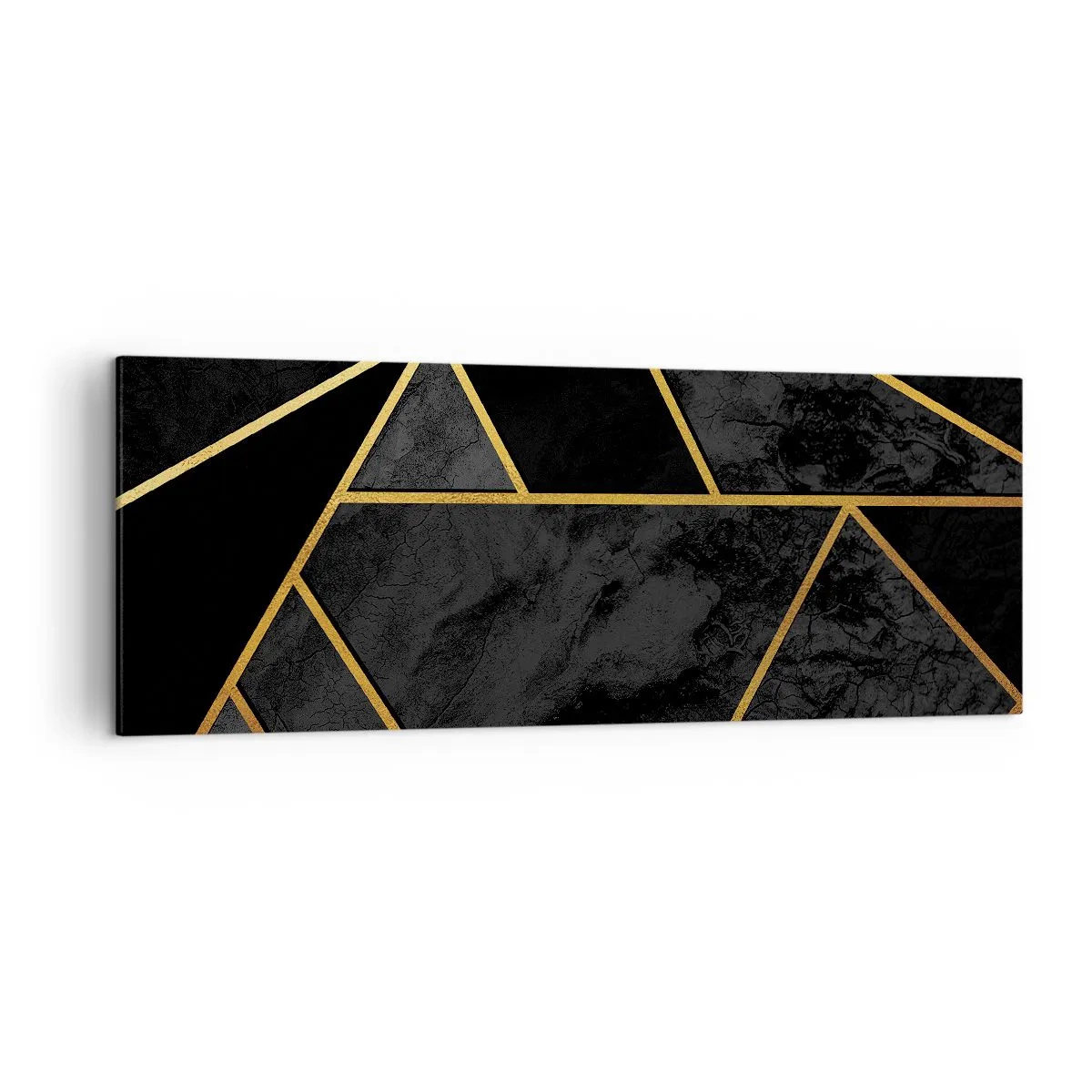 Schilderen op canvas - Duisternis en glans - 140x50 cm