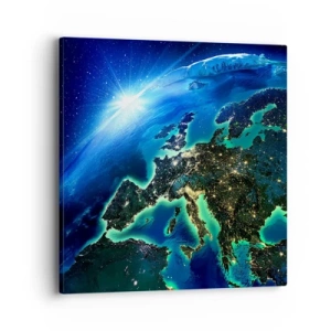 Schilderen op canvas - Sprankelend Europa - 40x40 cm