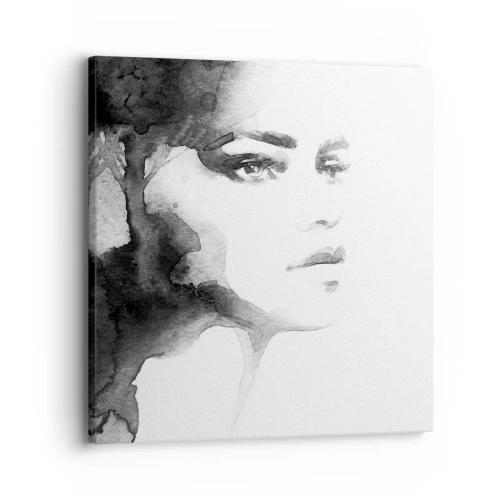 Schilderen op canvas - Gemaakt van mysterie en mist - 30x30 cm
