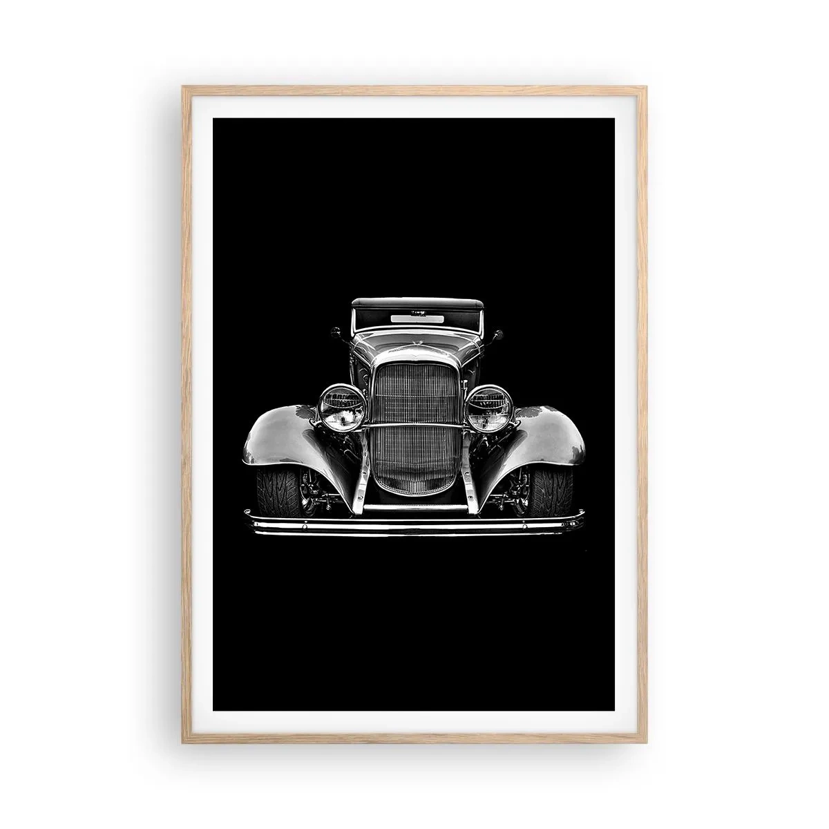 Een poster in een licht eiken lijst - Een echte gentleman - 70x100 cm