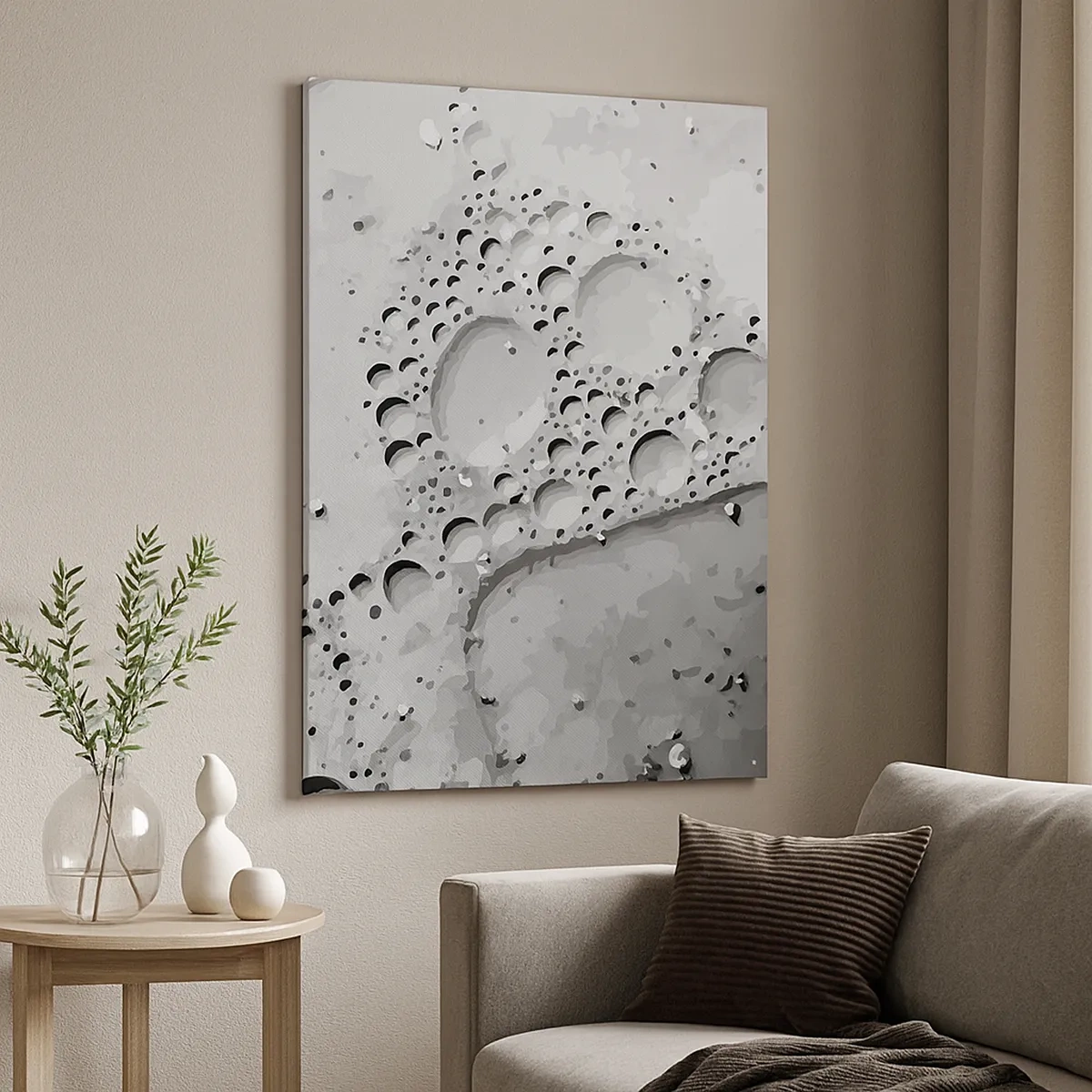 Schilderen op canvas - Schuimspoor - 50x70 cm